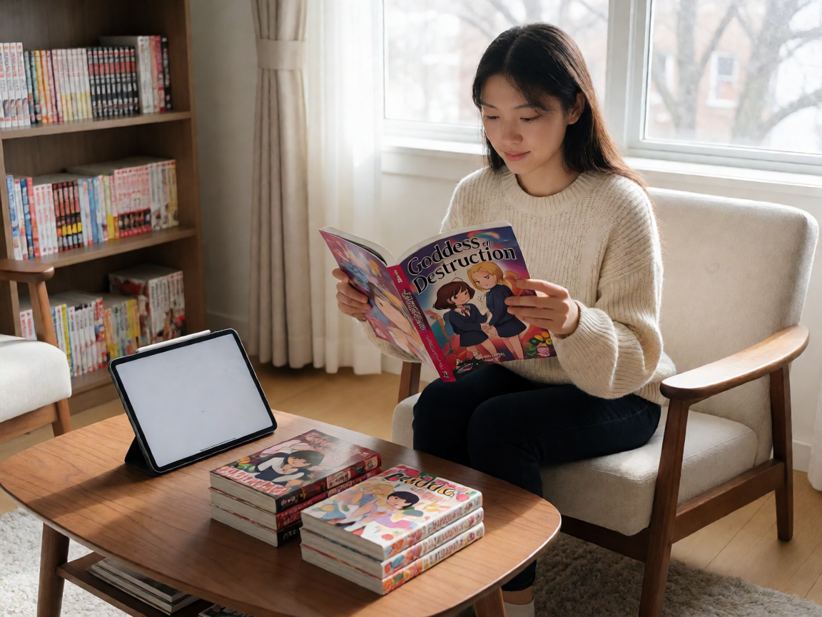 漫画作品评分卡片展示